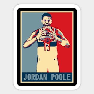 Jordan Poole Sticker